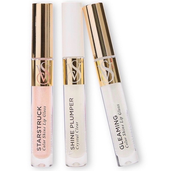 Victoria's Secret Other - Victoria's Secret Lip Gloss Trio - Starstruck, Shine Plumper, Gleaming